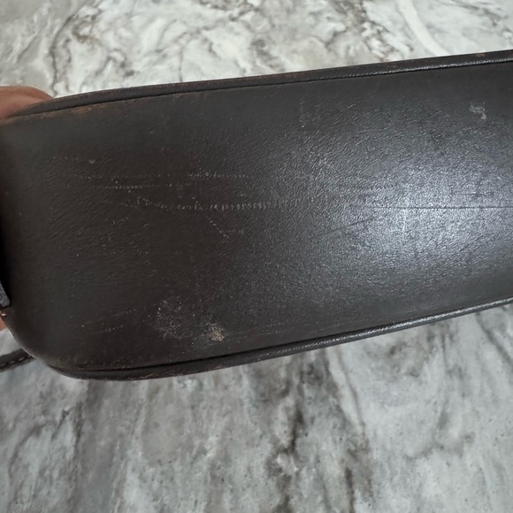 Coach Signature Jacquard Mini Shoulder Bag – Brown C Canvas & Leather Trim - Picture 7 of 13